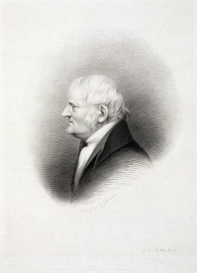 John Dalton, englischer Chemiker, frühes 19. Jahrhundert von Unbekannt