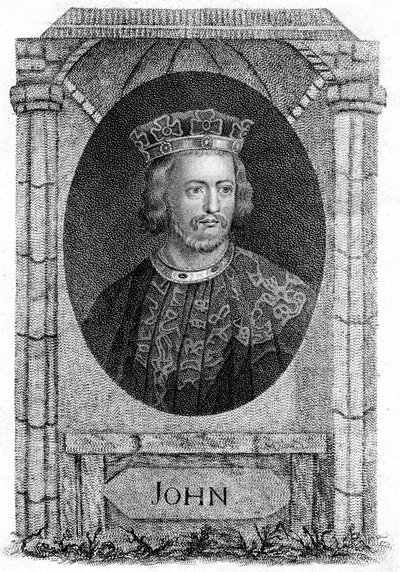 Johann von England, 1167-1216 von Unbekannt