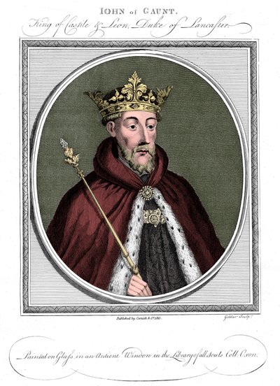 Johann von Gent, Herzog von Lancaster 1340-1399 von Unbekannt