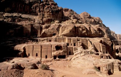 Jordanien, Petra: Nabatäische Gräber, Petra, Jordanien von Unbekannt