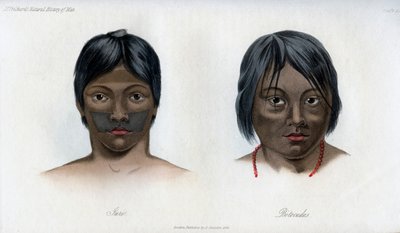 Juri und Botocudos, der Brasilio-Guarani-Nation, 1848 von Unbekannt
