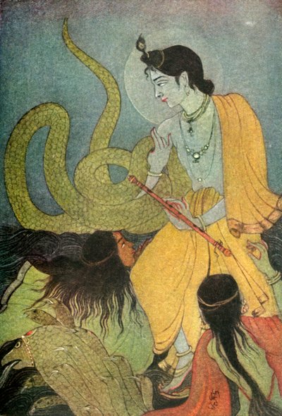 Kaliya Damana, 1920 von Unbekannt