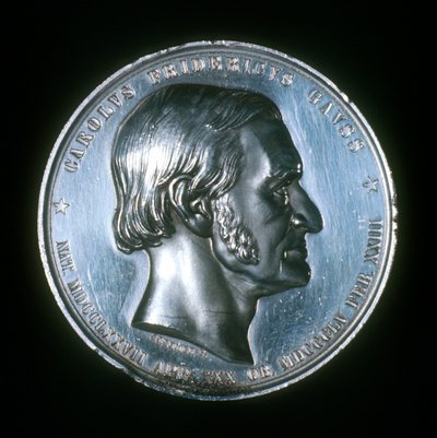 Karl Friedrich Gauß, deutscher Mathematiker, Astronom und Physiker von Unbekannt