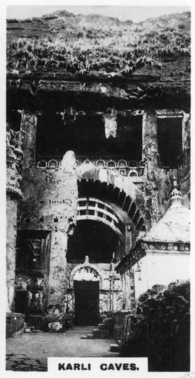 Karli-Höhlen, Indien, ca. 1925 von Unbekannt
