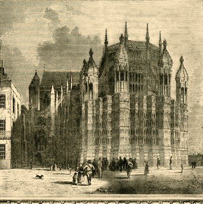 Kapelle von König Heinrich VII., 1881 von Unbekannt
