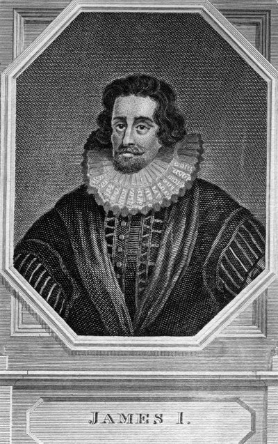 König James I., 1566-1625 von Unbekannt