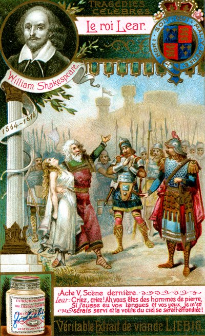 König Lear von William Shakespeare 1564-1616, ca. 1900 von Unbekannt
