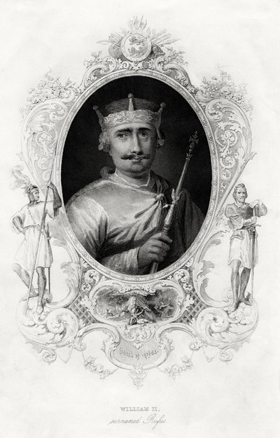 König Wilhelm II. von England, 1860 von Unbekannt