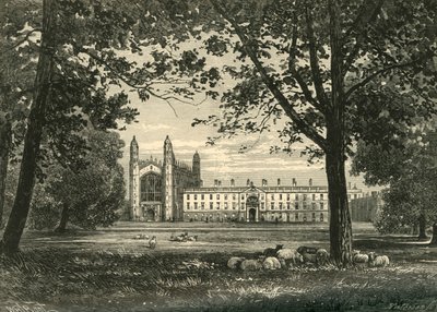 Kings College von The Backs, 1898 von Unbekannt
