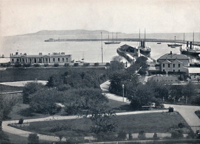 Kingstown - Gesamtansicht des Hafens von Unbekannt