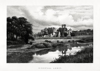 Kirkstall Abbey, Leeds, Yorkshire, 1896 von Unbekannt