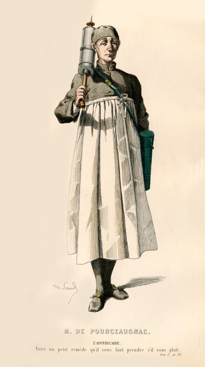 Der Apotheker, 1868 von Unbekannt