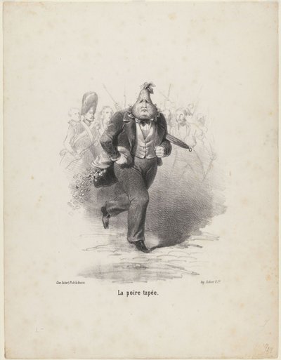 La Poire Tapée, ca. 1848 von Unbekannt