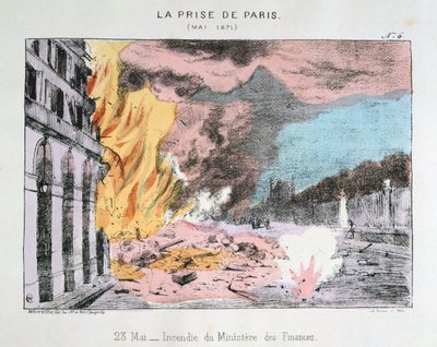 Die Einnahme von Paris, 23. Mai 1871 von Unbekannt