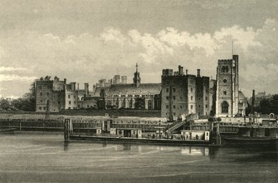 Lambeth Palace, um 1876 von Unbekannt