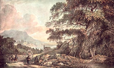 Landschaft in der Nähe eines Sees, 1785, ca. 1900 von Unbekannt