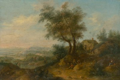 Landschaft mit Figurenstaffage von Unbekannt