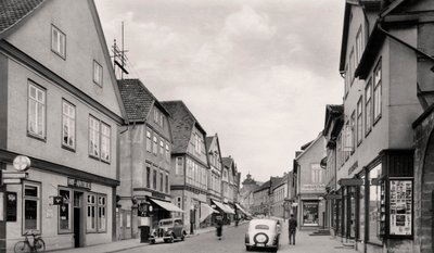 Langestrasse, Bückeburg, Deutschland, um 1930er Jahre von Unbekannt
