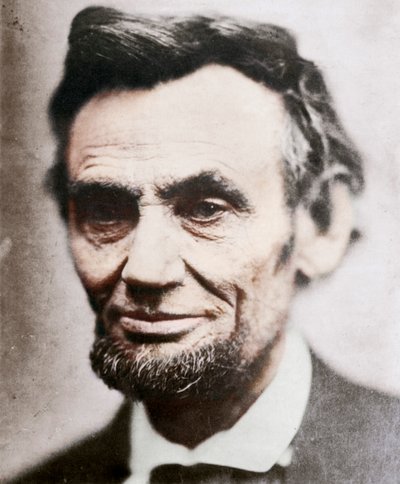 Letztes Foto von Abraham Lincoln, 1809-1865, April 1865 von Unbekannt