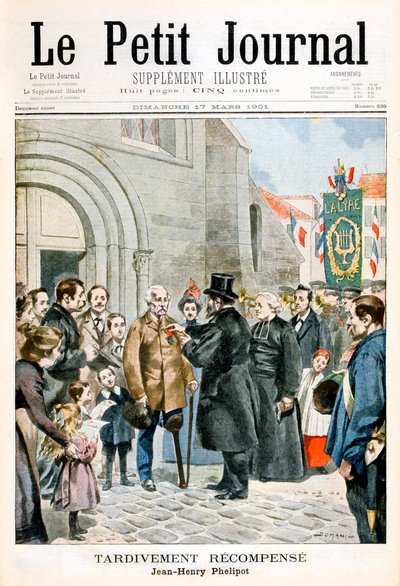 Späte Belohnung für Jean-Henry Phelipot, 1901 von Unbekannt