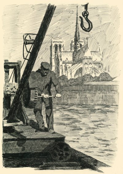Le Chevet de Notre-Dame, Le Matin, 1903 von Unbekannt