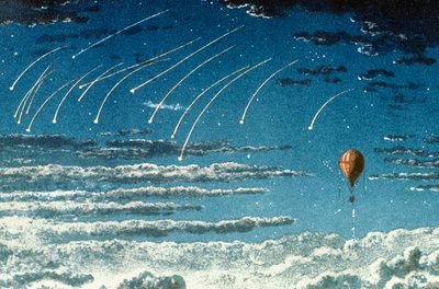 Leoniden-Meteorschauer, 1870 von Unbekannt