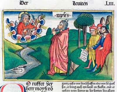 Levitikus 1:1-7: das Gesetz der Opfer von Unbekannt