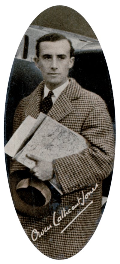 Leutnant Owen Cathcart Jones, britischer Pilot, 1935 von Unbekannt