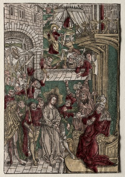 Leben Christi: Christus vor Pilatus, 1400er von Unbekannt
