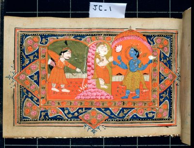 Leben von Krishna, 18.-19. Jahrhundert von Unbekannt