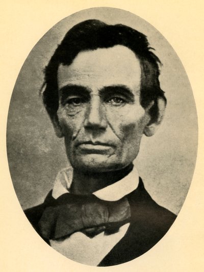 Lincoln, 1858, 1930 von Unbekannt