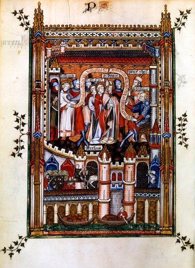Lisbius erklärt sich zum Jünger Christi, 1317 von Unbekannt
