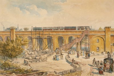 London nach Greenwich Eisenbahn von Unbekannt