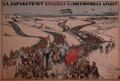Es lebe die Drei-Millionen-Mann-Rote Armee!, 1919 von Unbekannt