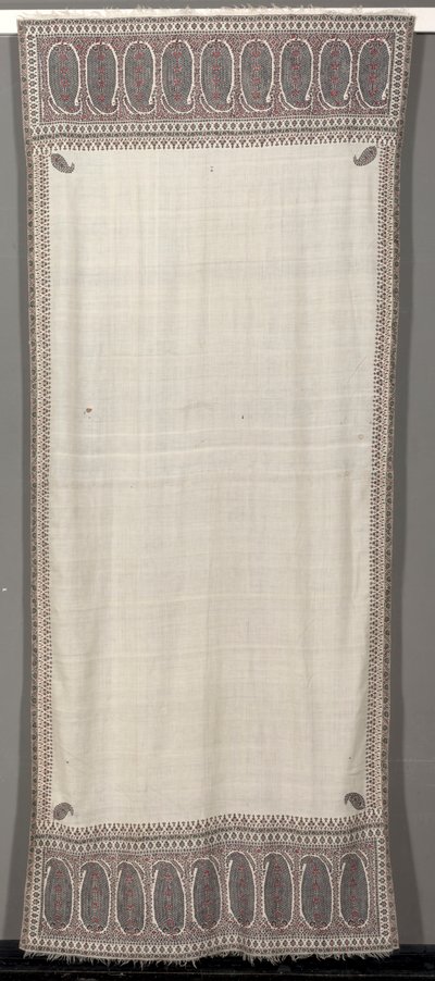 Langer Schal, um 1815 von Unbekannt
