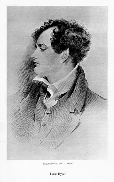 Lord Byron, anglo-schottischer Dichter, 19. Jahrhundert von Unbekannt