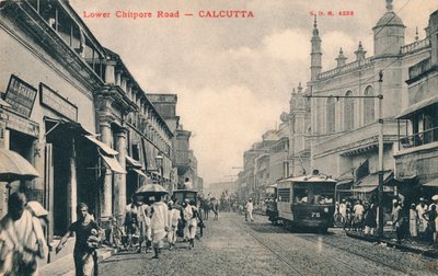 Lower Chitpore Road - Kalkutta von Unbekannt