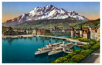 Luzern, Schweiz, 20. Jahrhundert von Unbekannt