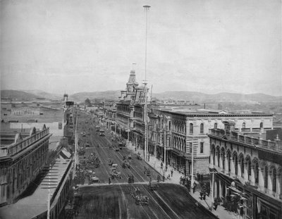Main Street, Los Angeles, Kalifornien, ca. 1897 von Unbekannt