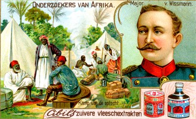 Major von Wissman, deutscher Soldat, ca. 1900 von Unbekannt