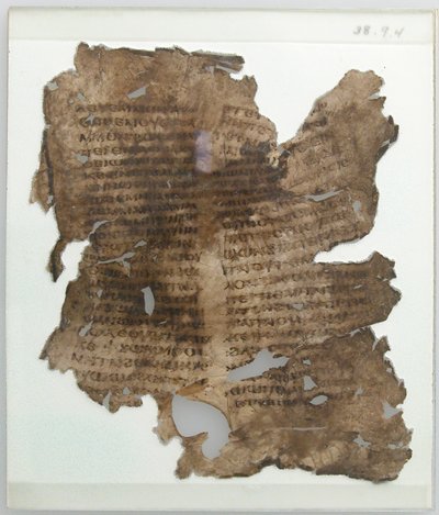 Manuskriptblattfragment, koptisch, 4.-7. Jahrhundert von Unbekannt