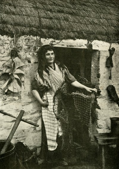 Tochter eines Manx-Fischers, 1901 von Unbekannt