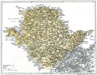 Karte von Anglesey, 1924-1926 von Unbekannt