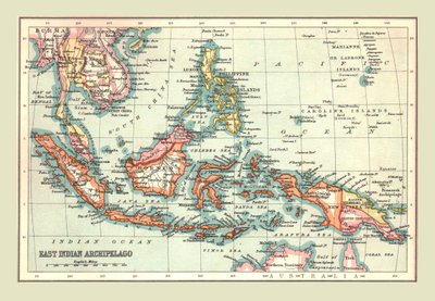 Karte des ostindischen Archipels, 1902 von Unbekannt