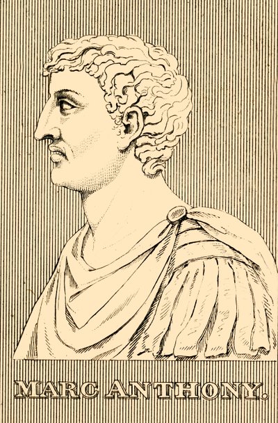 Marcus Antonius, 83-30 v. Chr., 1830 von Unbekannt