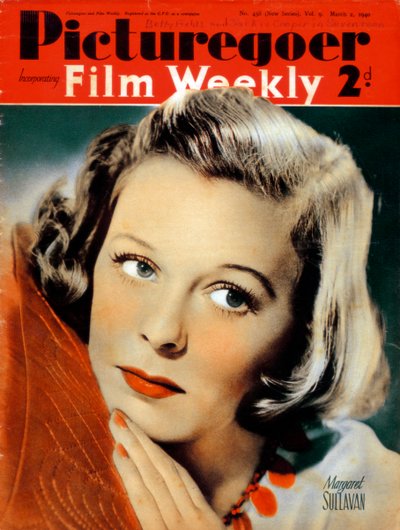 Margaret Sullavan, amerikanische Schauspielerin von Unbekannt