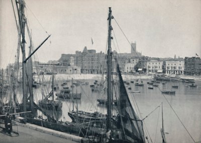 Margate - Der Hafen und die Mole, 1895 von Unbekannt