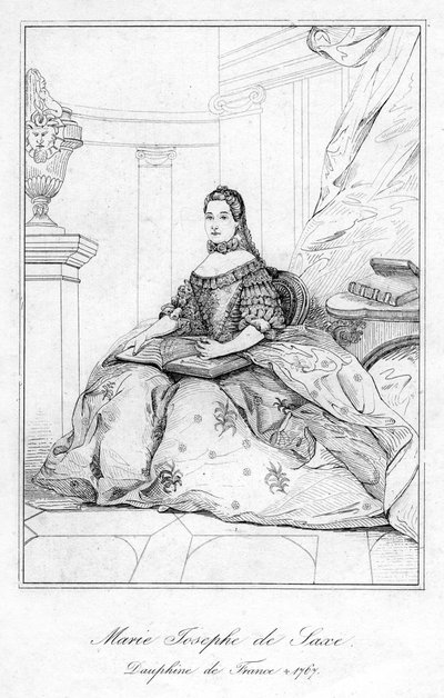 Marie-Josèphe von Sachsen, Dauphine von Frankreich von Unbekannt