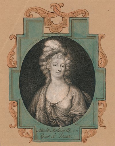 Marie Antoinette, Königin von Frankreich, 19. Jahrhundert von Unbekannt