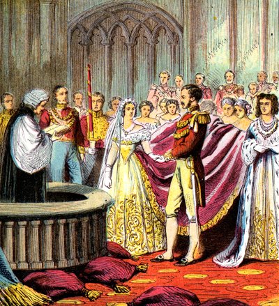 Hochzeit von Königin Victoria, 1840 von Unbekannt